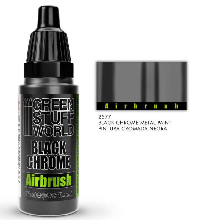 GREEN STUFF WORLD - Peinture noire pour chrome