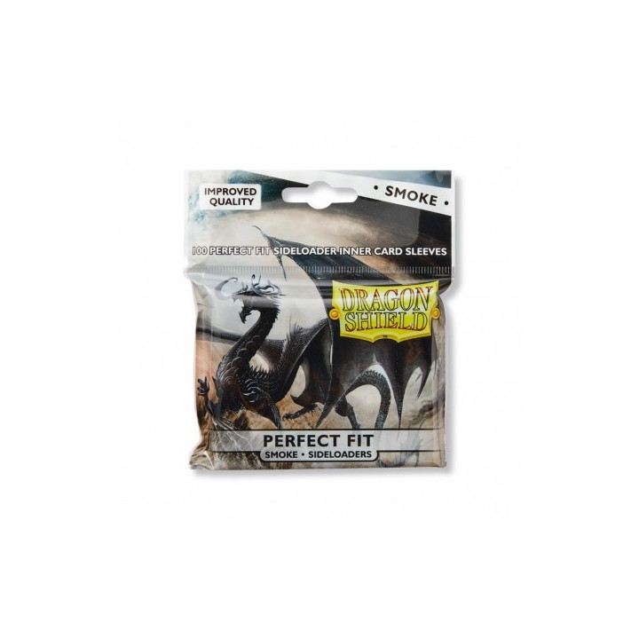 Dragon shield Standard Perfect fit Sideloading Sleeves - Clear /Smoke - MANICHE