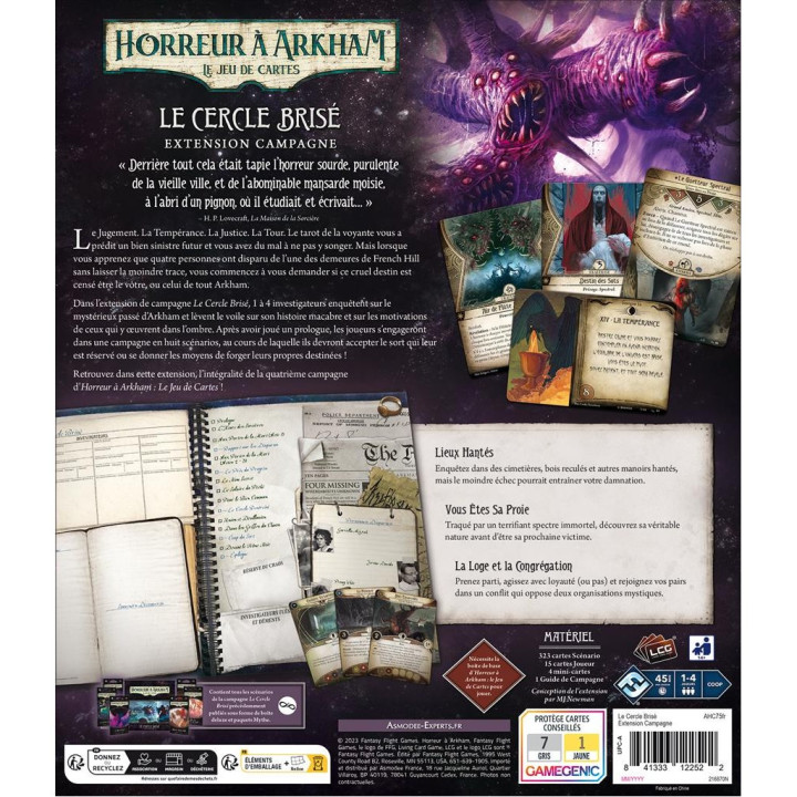 Horreur à Arkham : Le Jeu de Cartes - Le Cercle Brisé (Campagne) - CARD GAMES