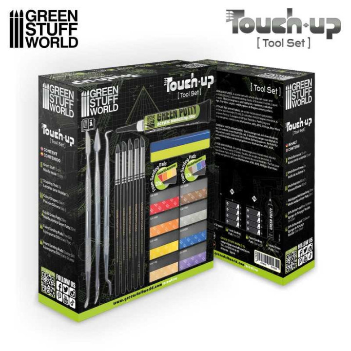 OUTILS DE MODÉLISME + ACCESSOIRES - Set d'outils de retouche - Green Stuff World