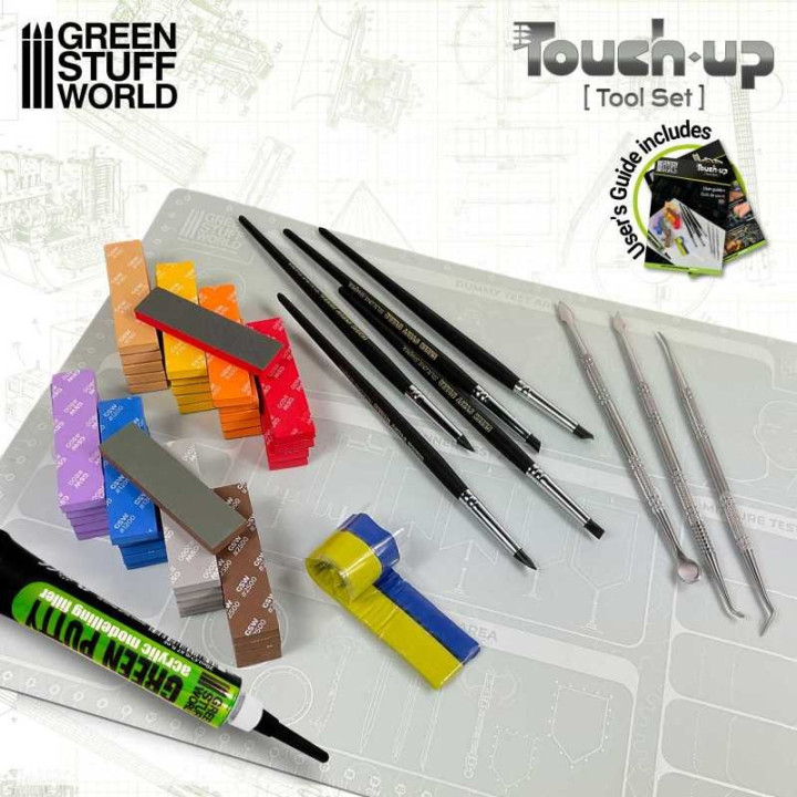 OUTILS DE MODÉLISME + ACCESSOIRES - Set d'outils de retouche - Green Stuff World