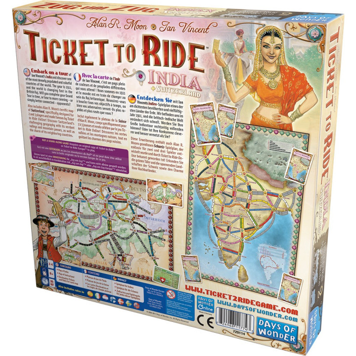 Les Aventuriers du Rail - Inde & Suisse - ZU SORTIEREN