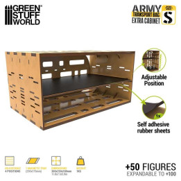 Army Transport Bag - Extra Cabinet S - MINIATURE CARRY CASE