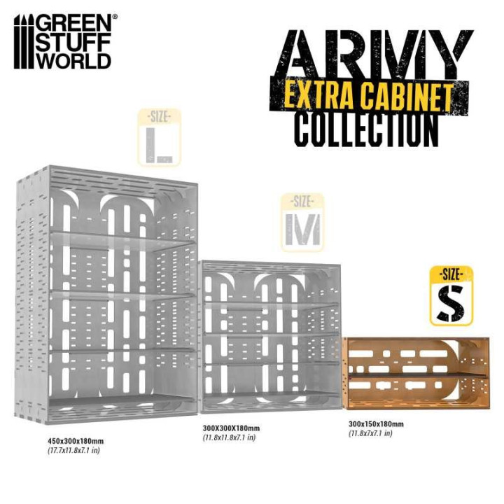Army Transport Bag - Extra Cabinet S - MINIATURE CARRY CASE