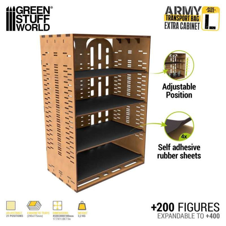 Army Transport Bag - Extra Cabinet L - MINIATURE CARRY CASE