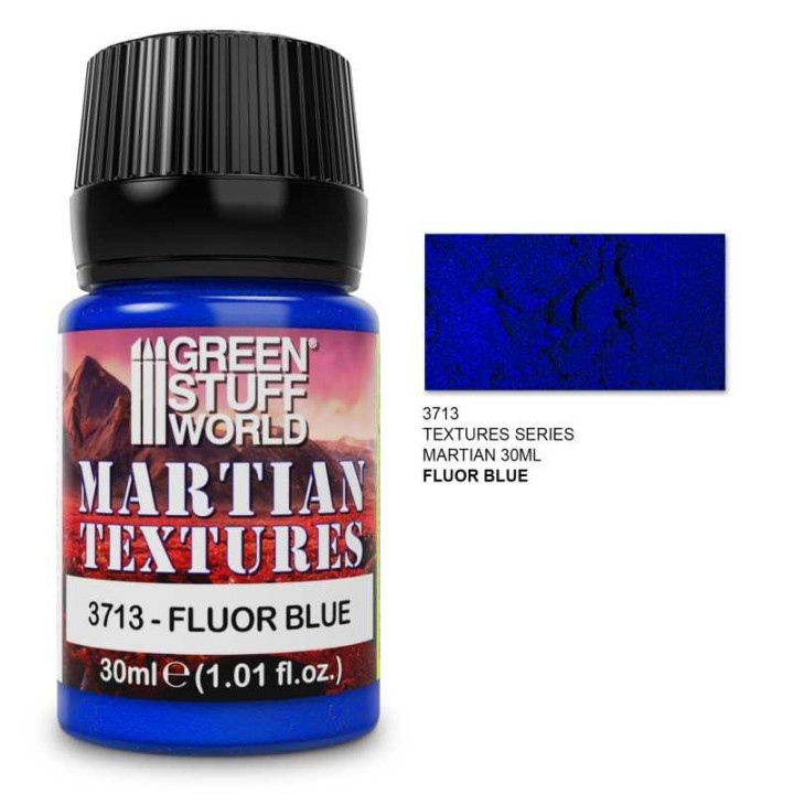 Textured Paint - Martian - Fluor Blue 30ml - PAINTINGS