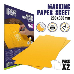 OUTILS DE MODÉLISME + ACCESSOIRES - Airbrush masking film