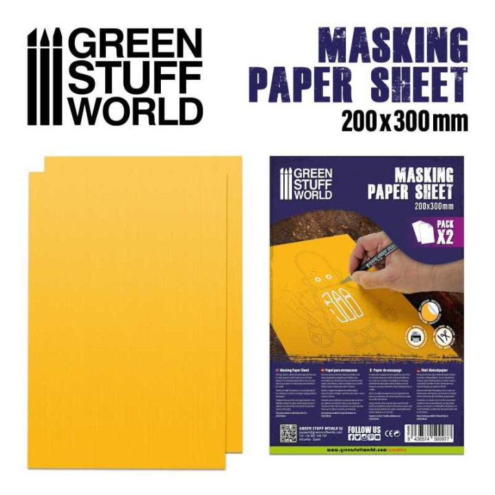 OUTILS DE MODÉLISME + ACCESSOIRES - Airbrush masking film