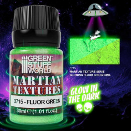 PEINTURES - Pates Texturées - Martienne - Fluor vert 30ml