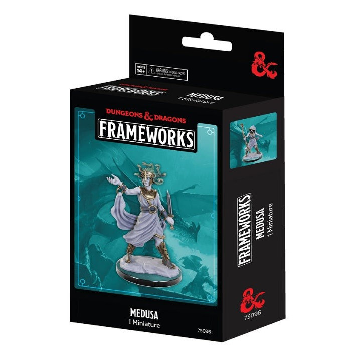 D&D Frameworks Unpainted Miniatures - Medusa - MINIS