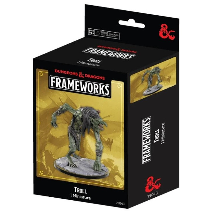 D&D Frameworks Unpainted Miniatures - Troll - MINIS