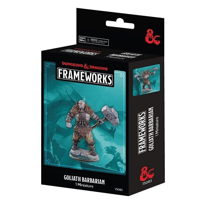 D&D Frameworks Unpainted Miniatures - Goliath Barbarian Male - MINIS