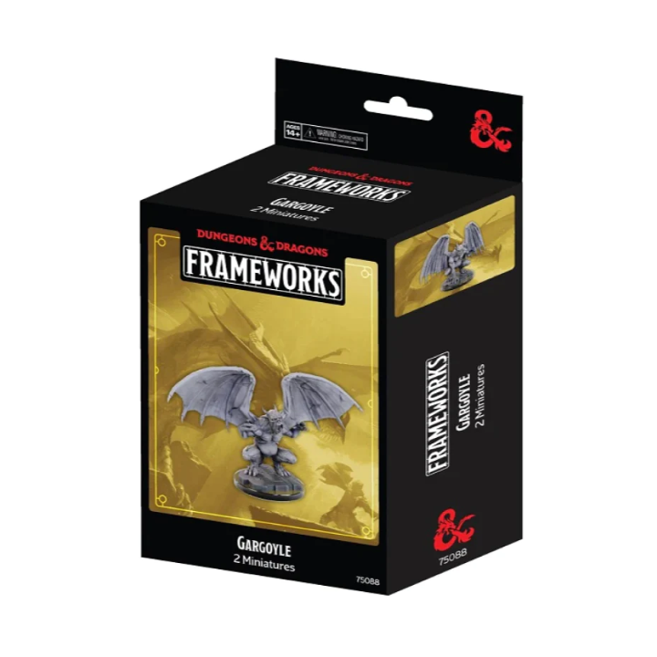 D&D Frameworks Unpainted Miniatures - Gargoyle - MINIS