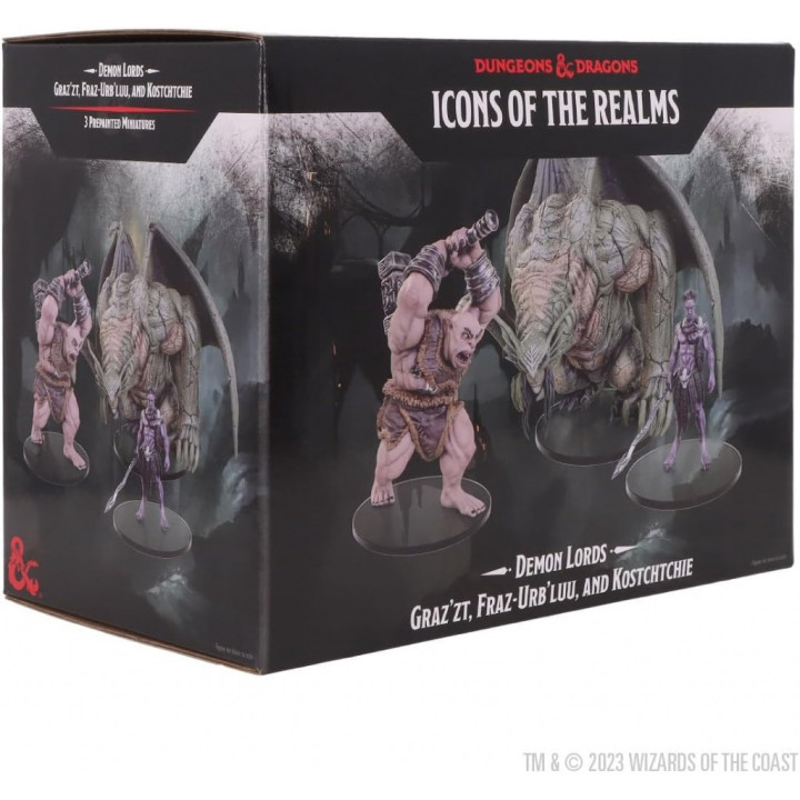 D&D Icons of the Realms : Demon Lords - Grazzt, Fraz Urbluu & Kostchtchie - TO SORT