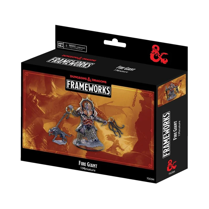 D&D Frameworks Unpainted Miniatures - Fire Giant - MINIS