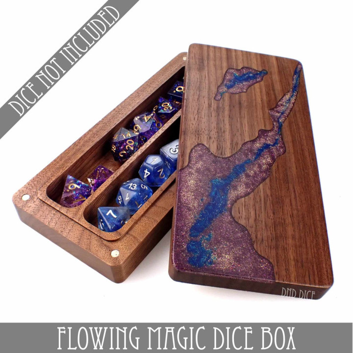DÉS - Boite à Dés - Flowing Magic Dice Box