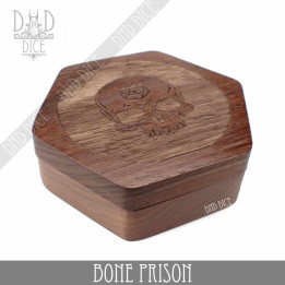 DÉS - Bone Prison Wood Dice Box