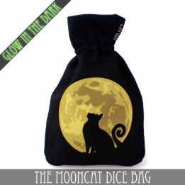 The Mooncat Dice Bag (Glow) - DÉS