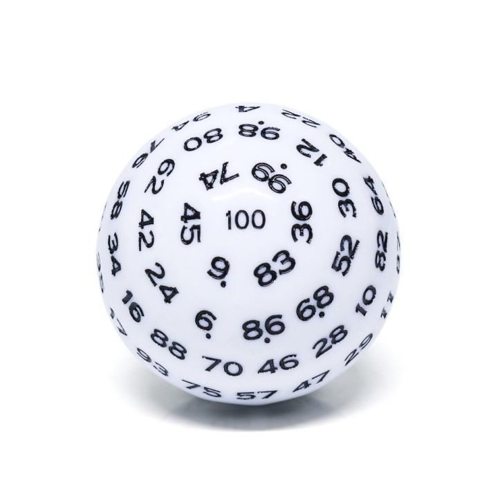 DÉS - D100 Single Oversize Dice
