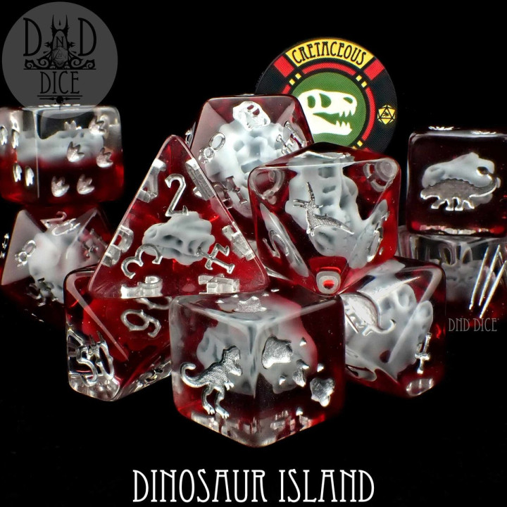 Dinosaur Island 11 Dice Set - DÉS