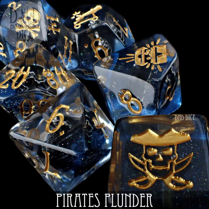 Pirates Plunder 11 Dice Set - DÉS