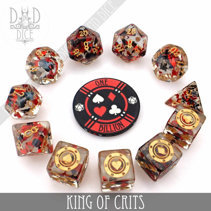 DÉS - King of Crits 11 Dice Set
