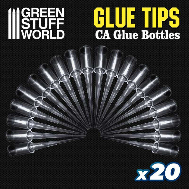 20x Precision tips for Super Glue Bottles - MODELING GLUES