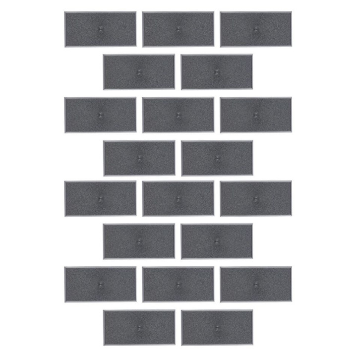HOBBY ACCESSOIRES - Socles rectangulaires citadel 30mm x 60mm