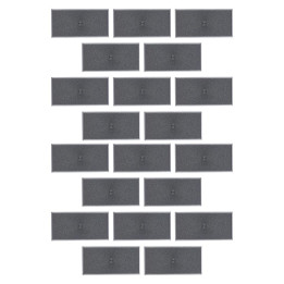 HOBBY ACCESSOIRES - Socles rectangulaires citadel 25mm x 50mm
