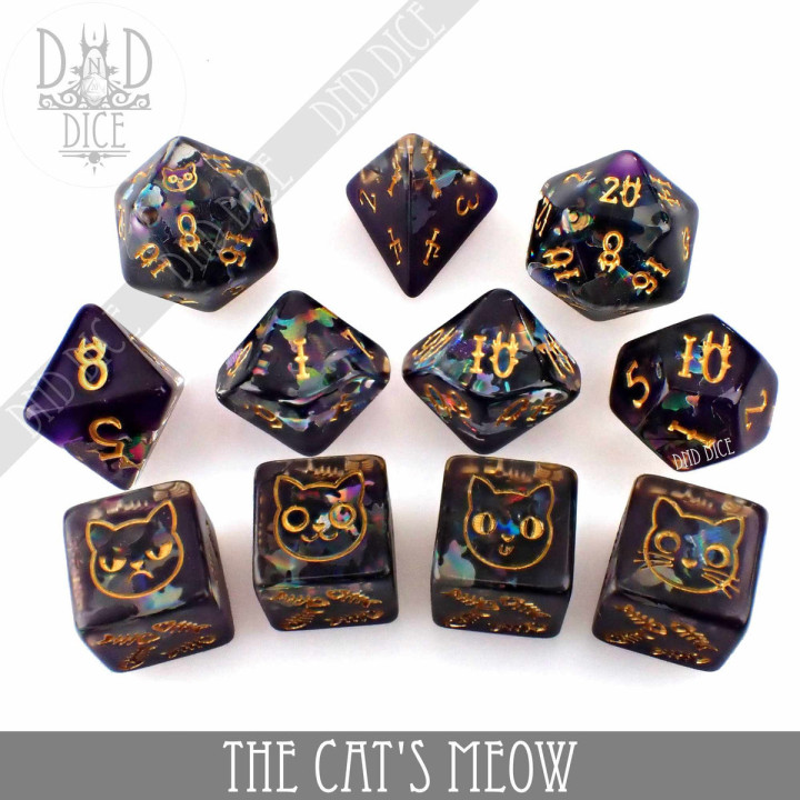 DÉS - The Cat's Meow 11 Dice Set