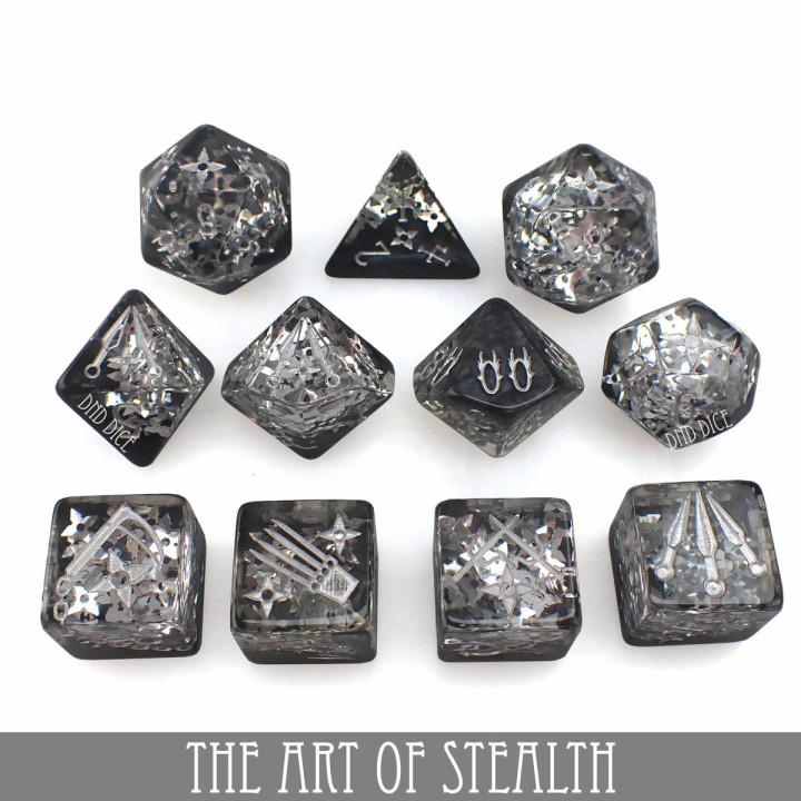 DÉS - The Art of Stealth 11 Dice Set