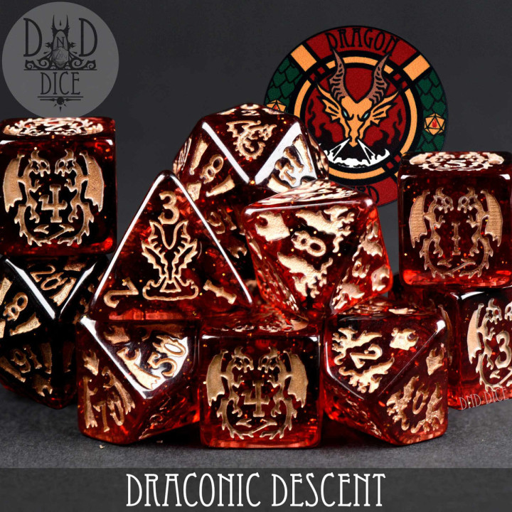 DÉS - Draconic Descent 11 Dice Set