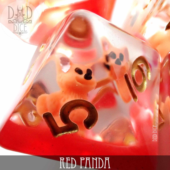 Red Panda Dice Set - DÉS