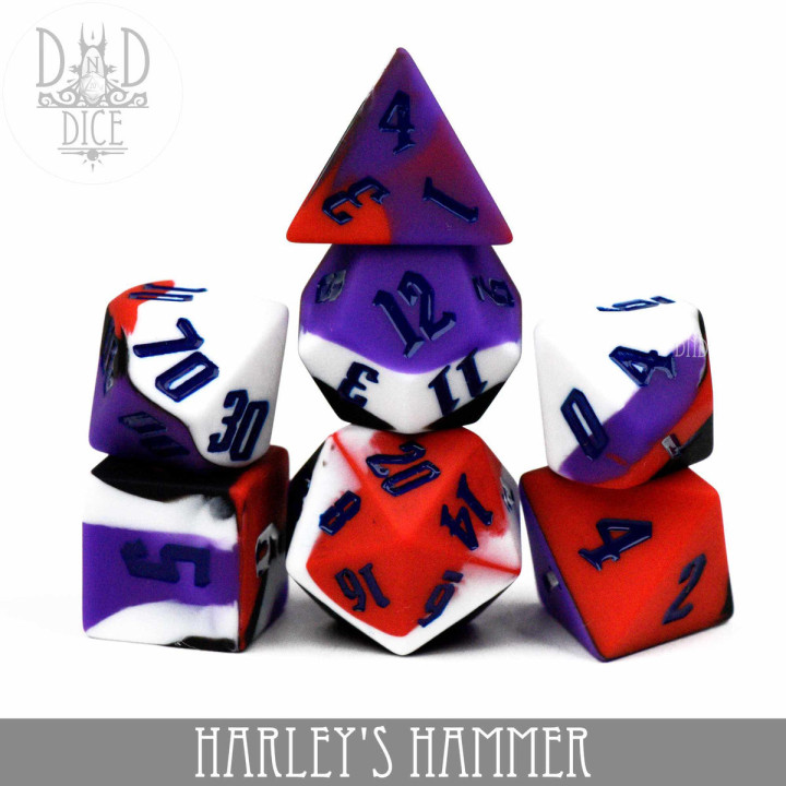 DÉS - Harley's Hammer Silicone Dice Set