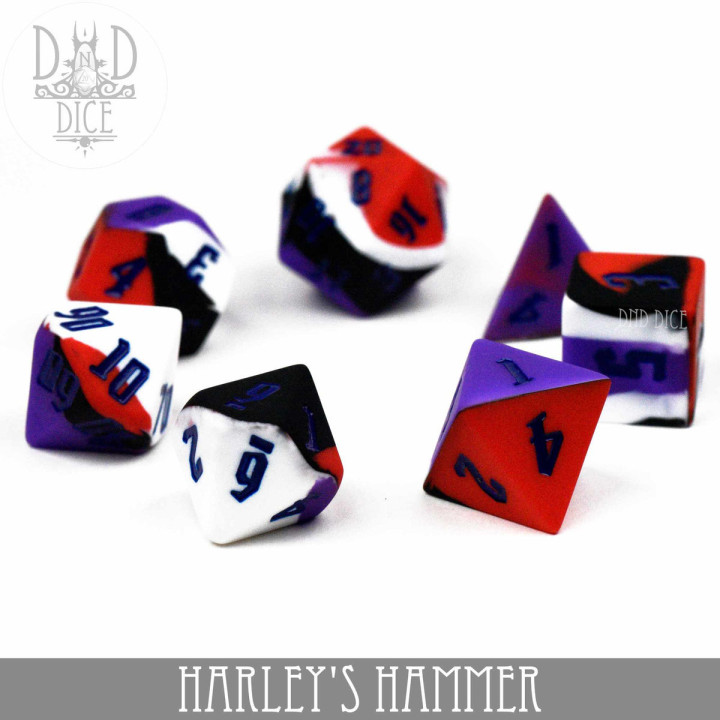 DÉS - Harley's Hammer Silicone Dice Set