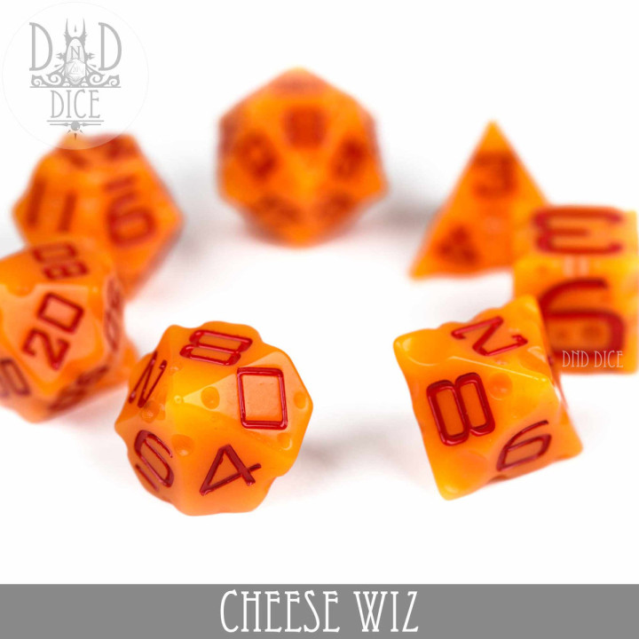 DÉS - Cheese Wiz Dice Set