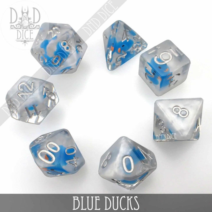 Blue Ducks Dice Set - DÉS