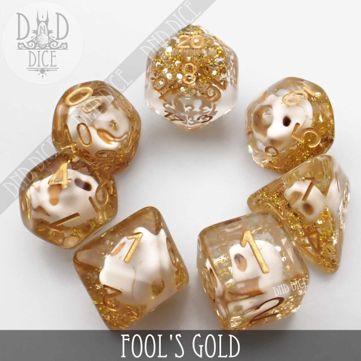 DÉS - Fool's Gold Dice Set