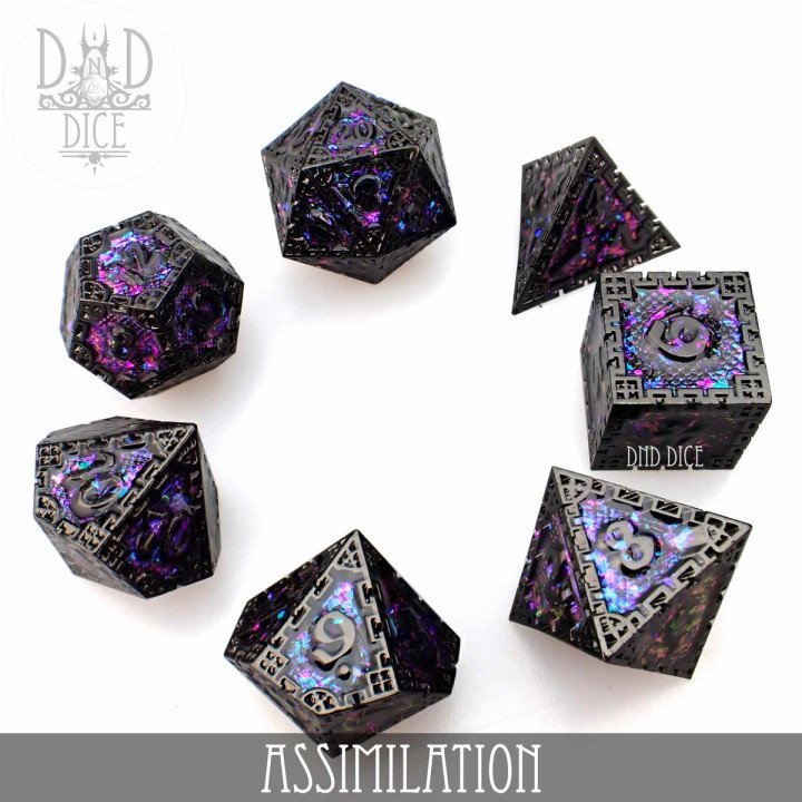 DÉS - Assimilation Metal Dice Set