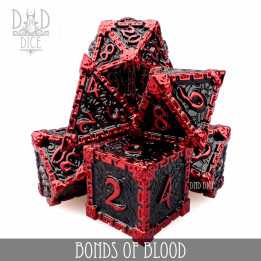 DÉS - Bonds of Blood Metal Dice Set