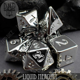 Liquid Mercury Dice Set - Dice