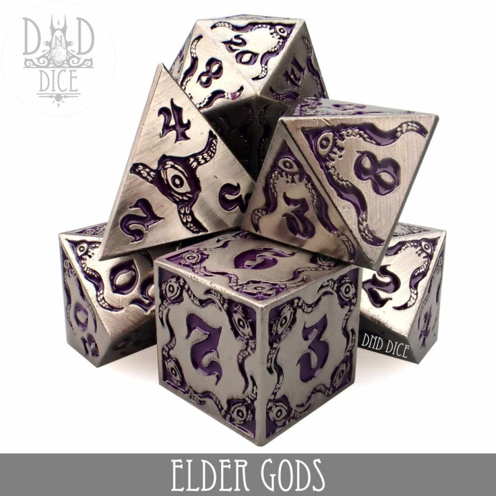 Elder Gods Metal Dice Set - Dice