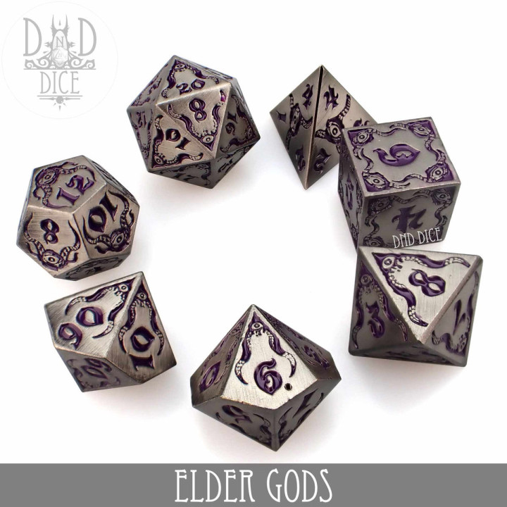 Elder Gods Metal Dice Set - Dice