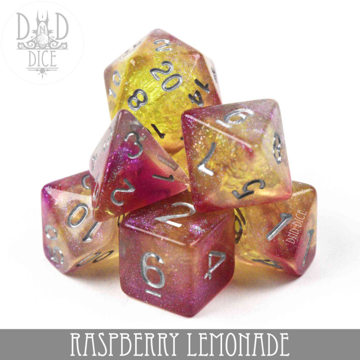 DÉS - Raspberry Lemonade Dice Set