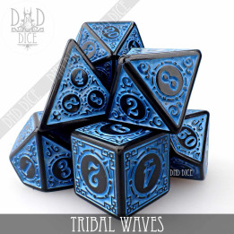 DÉS - Tribal Waves Dice Set