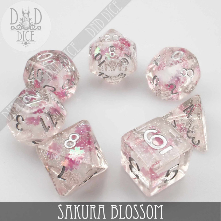 DÉS - Sakura Blossom Dice Set