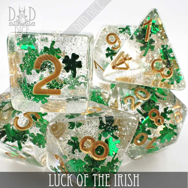 Luck of the Irish Dice Set - Dice