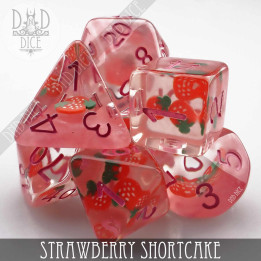 DÉS - Strawberry Shortcake Dice Set