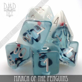 DÉS - March of the Penguins Dice Set