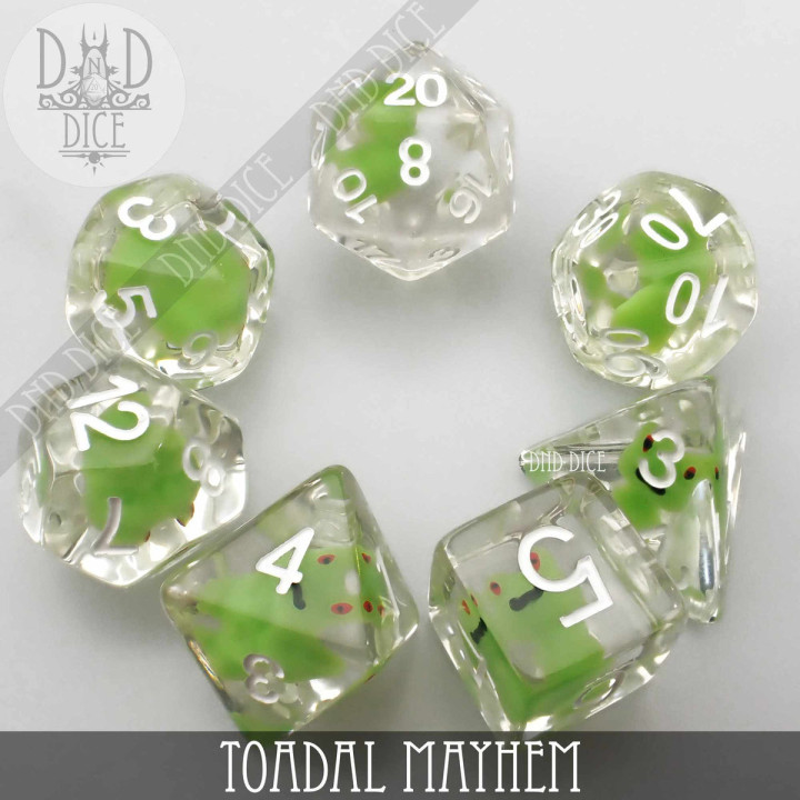 Toadal Mayhem Dice Set - Dice